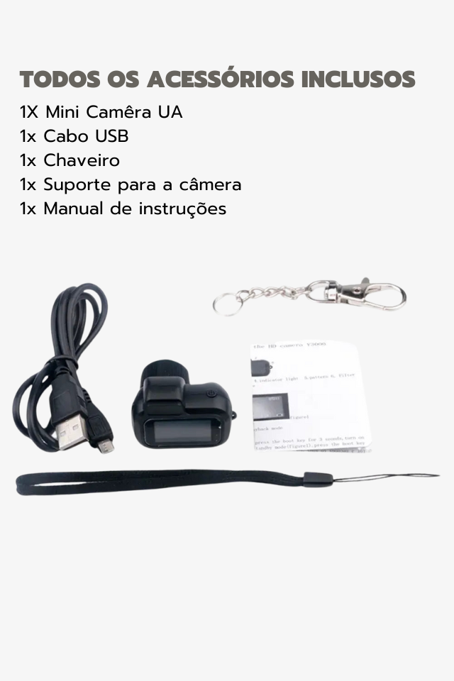Mini Câmera Vintage SW (Foto e Vídeo) | Edição Limitada