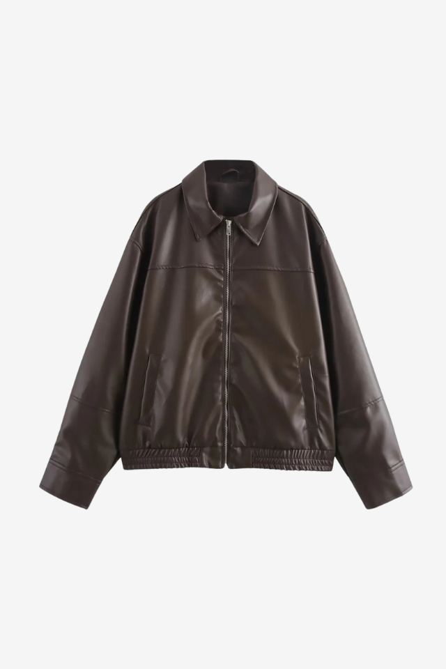 Jaqueta Couro Piloto