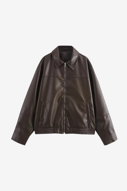 Jaqueta Couro Piloto