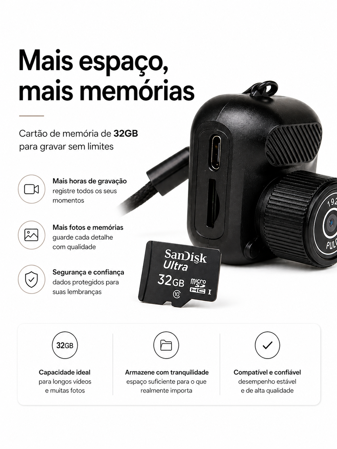 Mini Câmera Vintage SW (Foto e Vídeo) | Edição Limitada