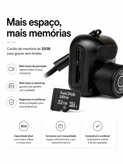 Mini Câmera Vintage SW (Foto e Vídeo) | Edição Limitada