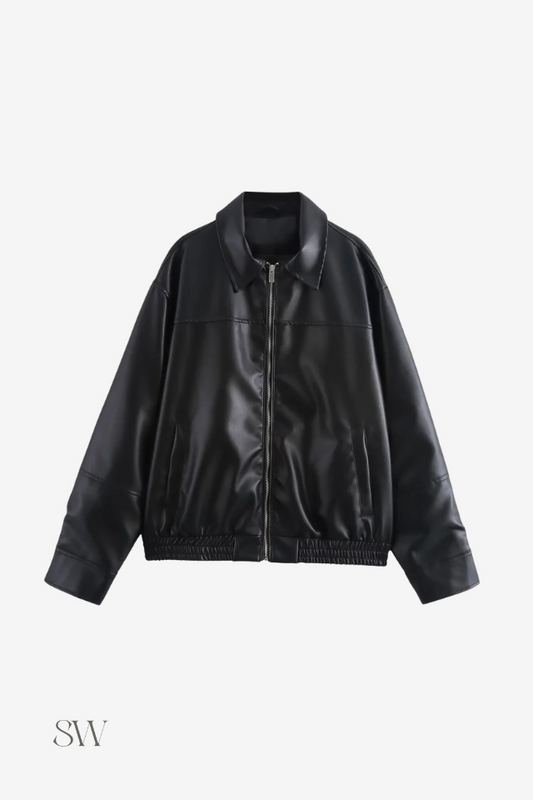 Jaqueta Couro Piloto