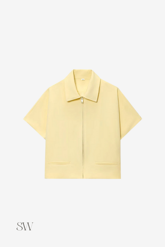 Jaqueta Varsity Curta