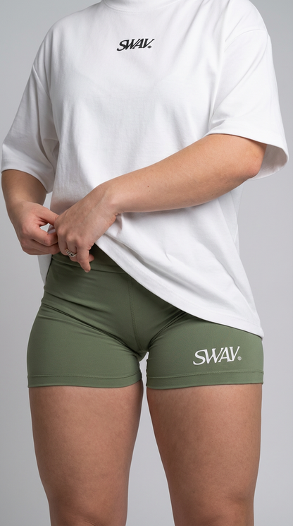 Conjunto SW - Camisa/Shorts Branca e verde